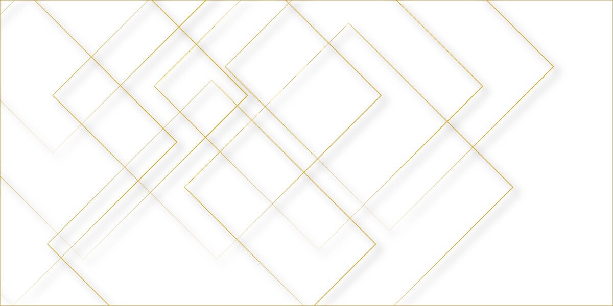 Abstract golden geometrical shapes